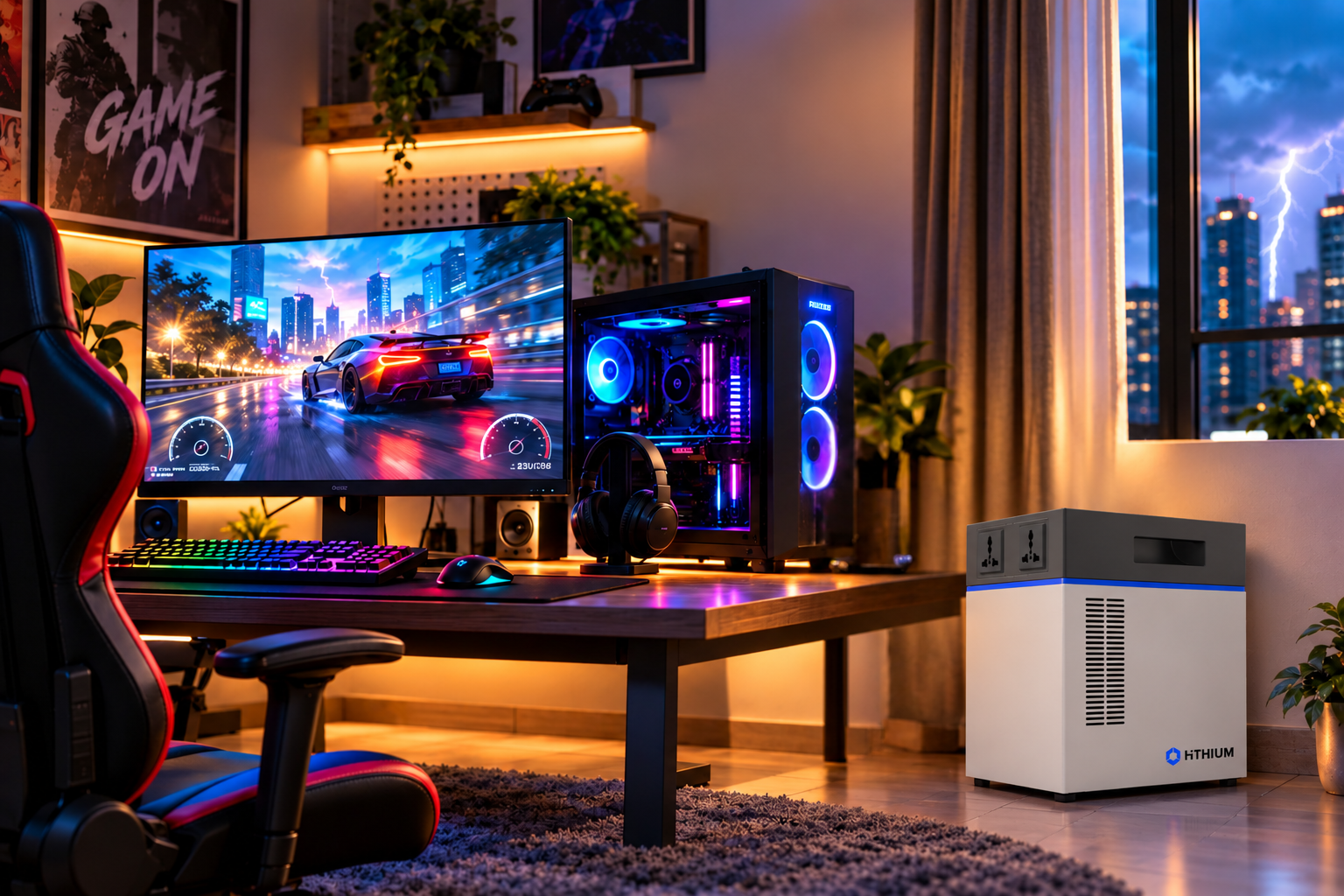 Best IPS for gaming PC in Bangladesh with lithium battery backup