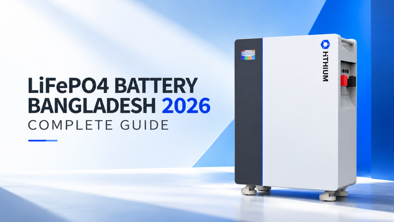 HiTHIUM HeroEE LiFePO4 lithium battery for reliable energy storage in Bangladesh 2026