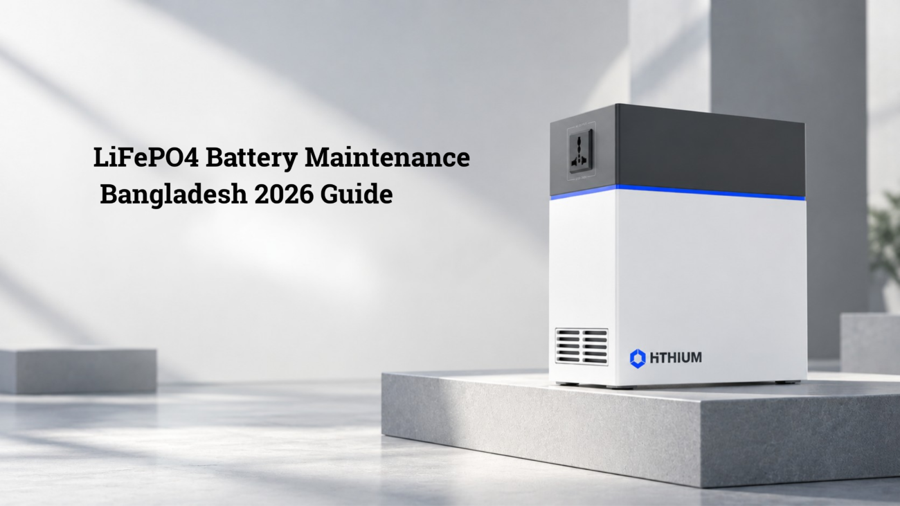 HiTHIUM LiFePO4 battery maintenance guide for Bangladesh 2026.