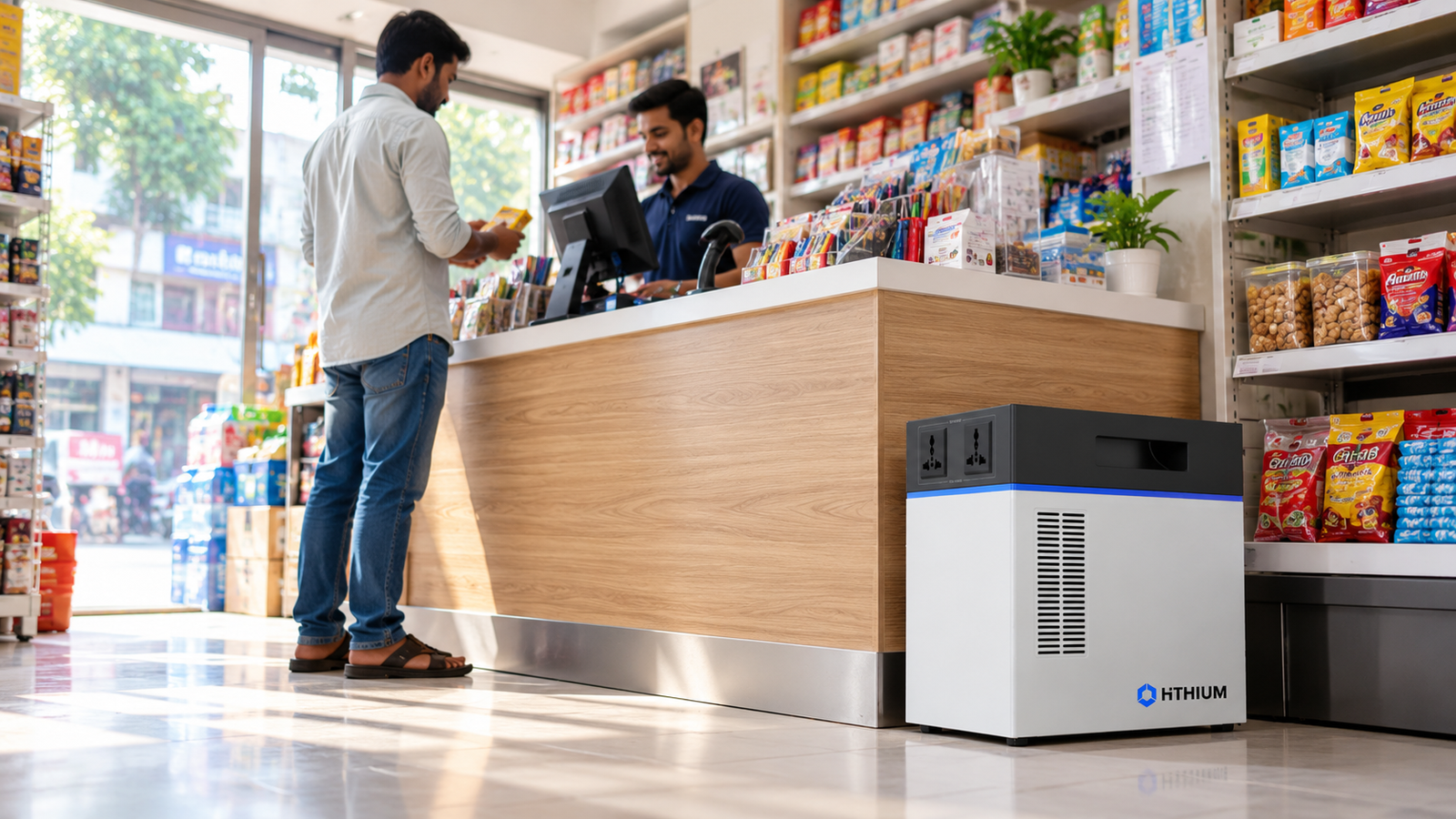 HiTHIUM HeroEE 2 IPS for small retail shops in Bangladesh.